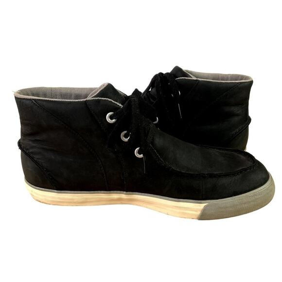 Keen Men's Timmons Chukka Boots 13 Black Soft Leather Lace Up Moc Toe Lace Up - Picture 8 of 14